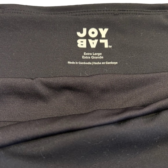 Joy Lab Black Womens Athletic Running Gym Shorts - Picture 4 of 8
